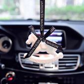 跨境石膏香薰木马挂件车载香薰摆件创意家居装 饰品摆件扩香石原胚