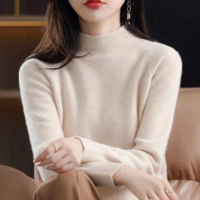 鄂尔多斯市产100%山羊绒半高领