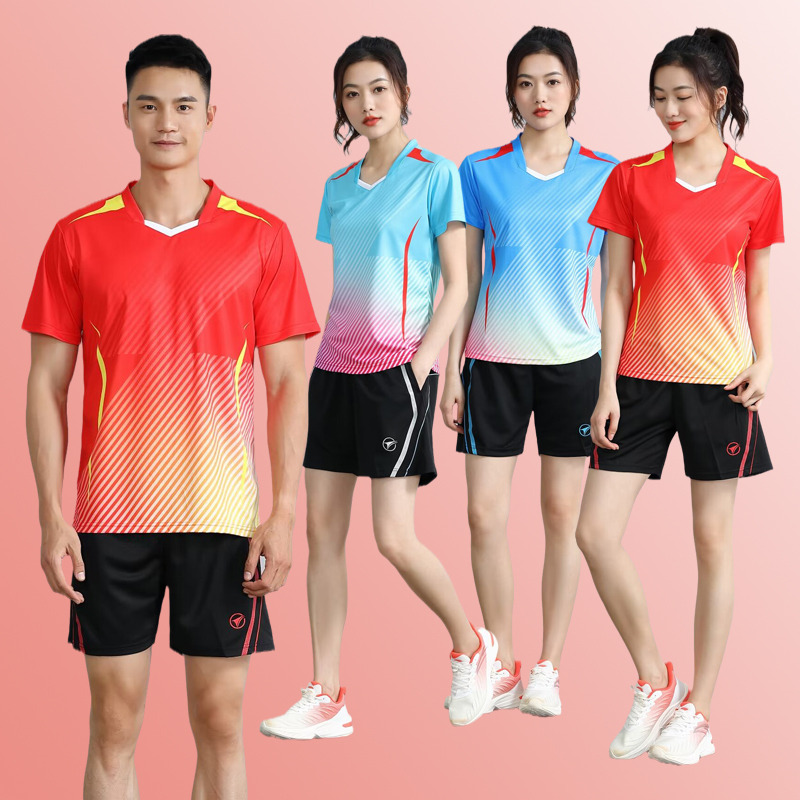 新款乒乓球服羽毛球服速干透气