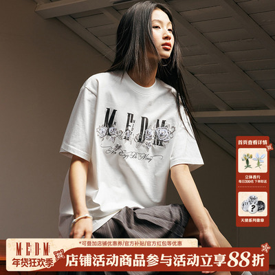 宽松型LOGO常规夏季短袖MEDM25SS