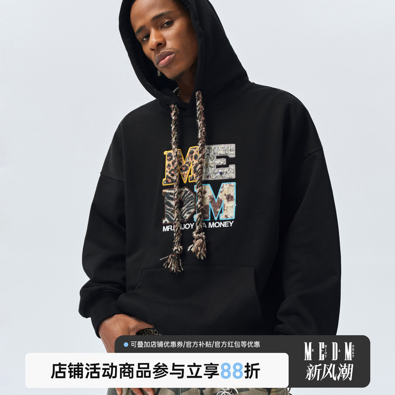 MEDM24FW波西米亚风格连帽卫衣