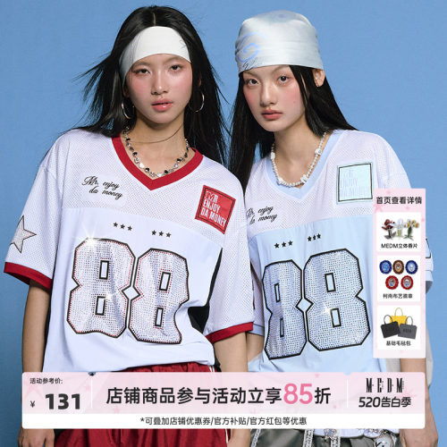 MEDM25SS网眼爆闪88短袖球衣