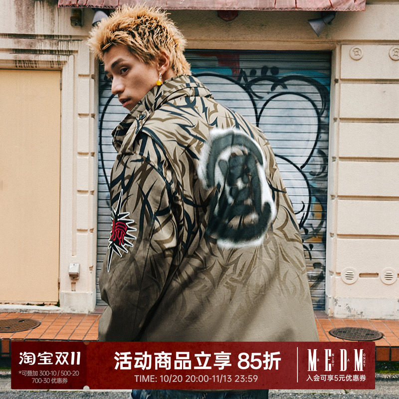 MEDMXCLOTTEE渐变荆棘M65夹克