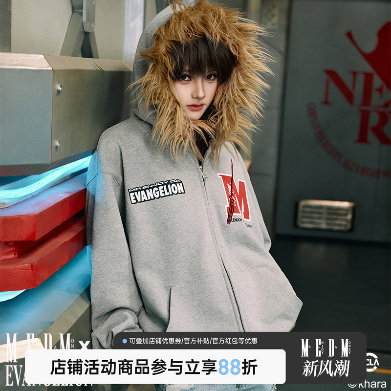 MEDMxEVA联名莉莉丝毛领卫衣