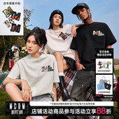张星特同款 美式 MEDM可替换魔术贴短袖 夏季 体恤 T恤男女情侣款