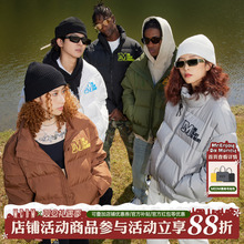 MEDM 90鸭绒刺绣基础羽绒服冬季美式短款休闲防风保暖外套潮牌男