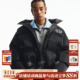 MEDM 暗黑风液态金属休闲立领拉链羽绒服潮流90鸭绒保暖防风外套