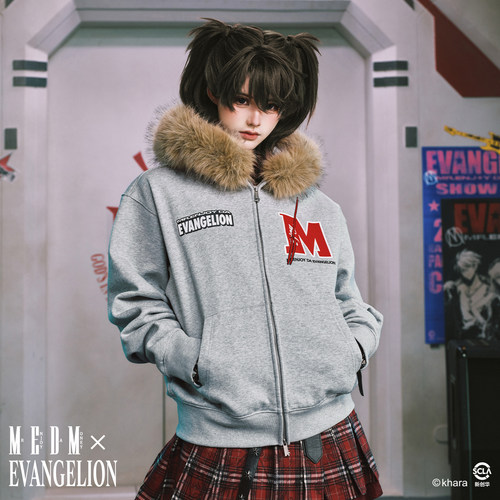 MEDMxEVA联名莉莉丝毛领卫衣