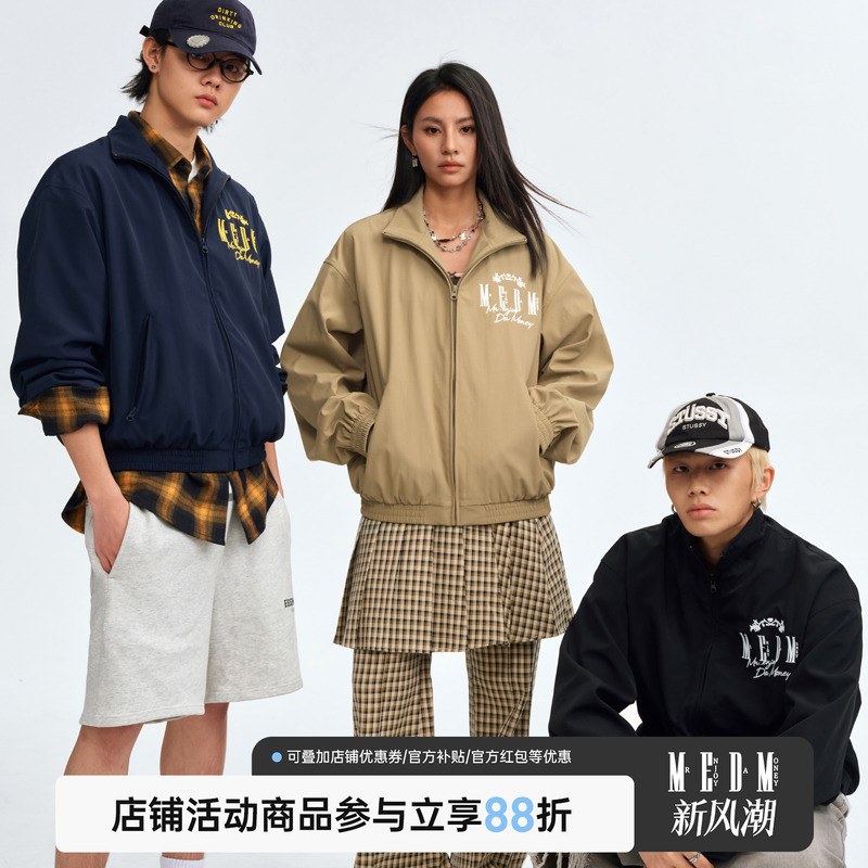MEDM25SS基础立领教练夹克