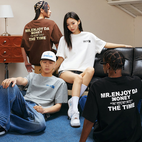 MEDMTHETIME基础logo短袖T恤