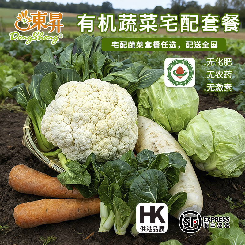 东升农场 有机蔬菜套餐宅配  顺丰包邮