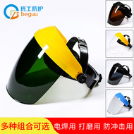 bao tay chiu nhiet Mặt nạ hàn cho công nhân làm ca, thợ hàn gắn đầu, hàn hồ quang argon, mũ bảo hiểm hàn trong suốt chống va đập toàn mặt, chống nướng mặt găng tay lao động găng tay bảo hộ chống cắt