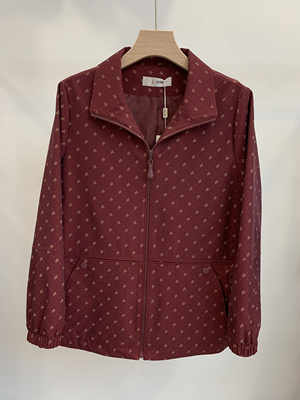 秋之歌Q14005奶奶春装风衣夹克上衣中老年人妈妈春秋外套2025新款