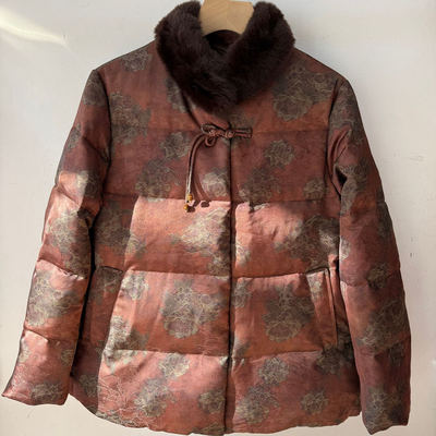 唐装中老年人羽绒服新款新中式女