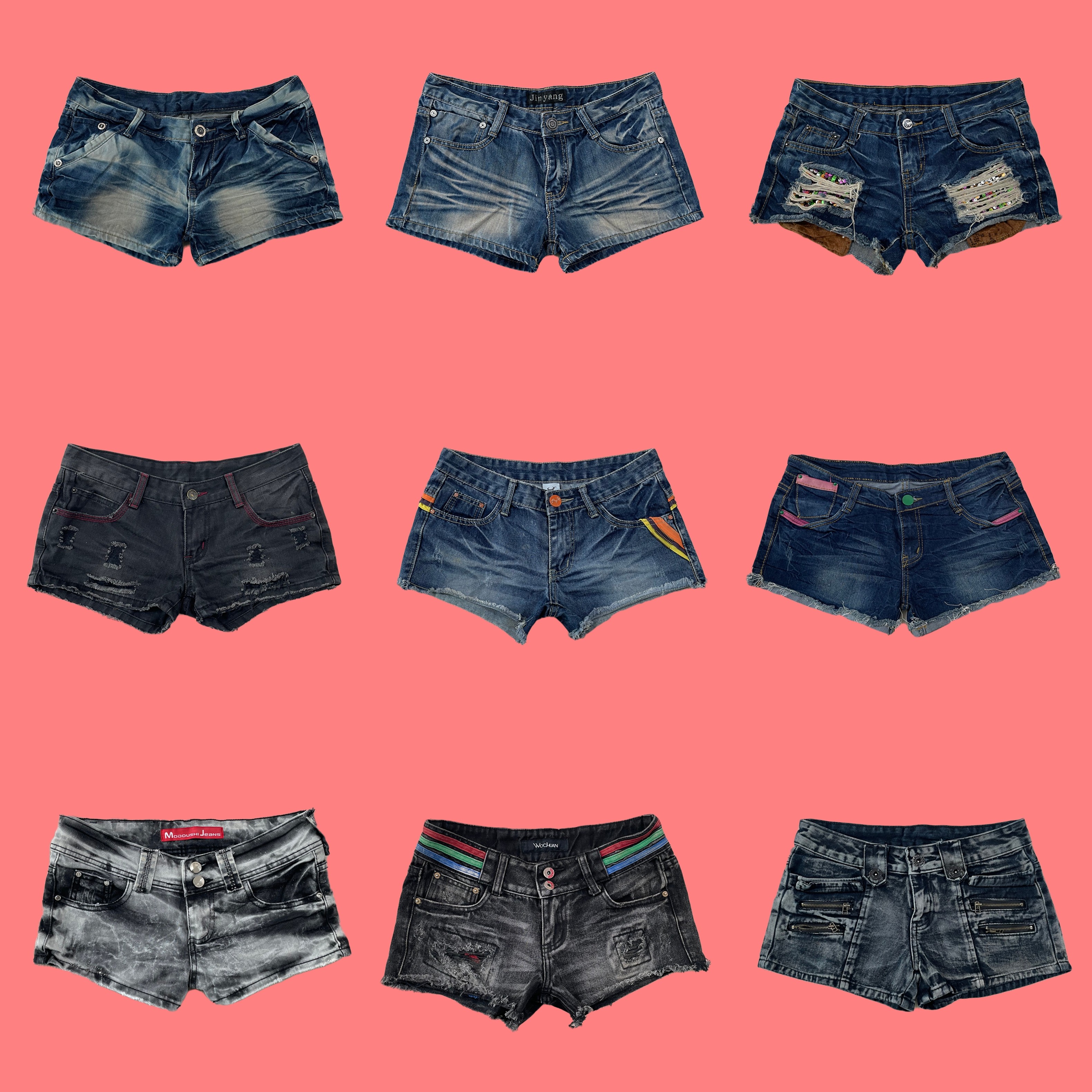 C34 vintage古着美式复古亚比朋克涩谷千禧辣妹Y2K低腰牛仔超短裤,女装/女士精品,牛仔裤,淘宝优惠券,粉丝福利购,淘宝优惠卷