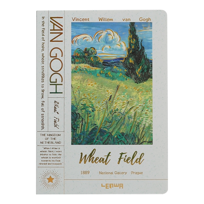 联华b5笔记本文具软面抄梵高莫奈