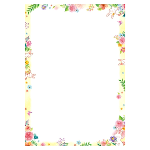 A4复印纸学校幼儿园A4影印纸彩色打印纸带花纹卡通图案彩色花边学生用创意小清新儿童手工折纸包装纸加厚80g