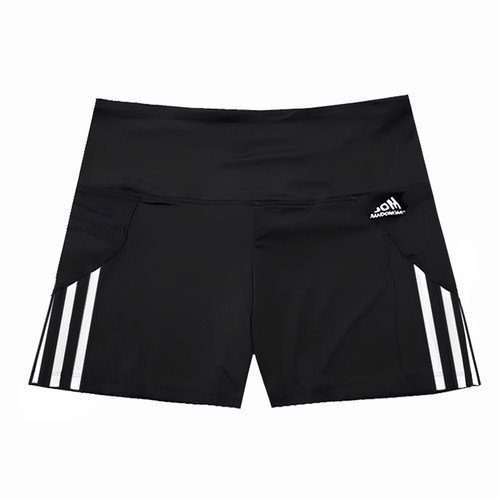 有弹力拉链口袋运动短裤女速干