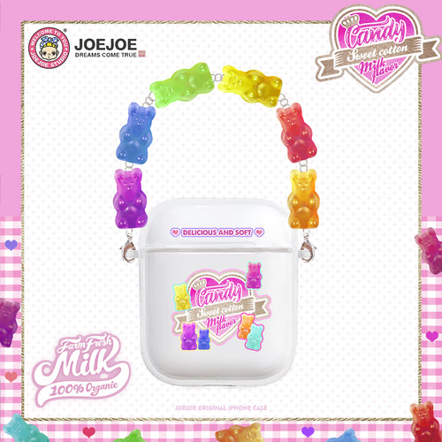 joejoe可爱小熊糖适用硅胶保护套