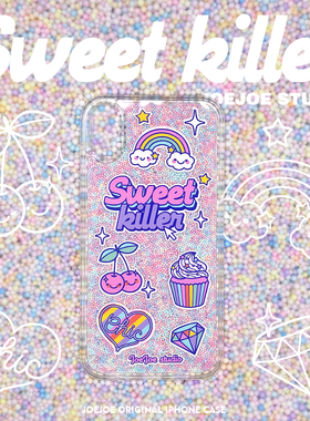 JOEJOE原创适用12苹果iphone13pro Max泡沫手机壳11可爱XR少女ins