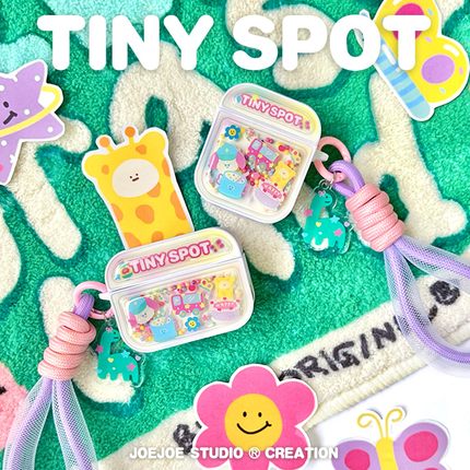 JoeJoe原创可爱彩虹波波适用4代苹果AirpodsPro3代无线耳机保护套Pro2代磁吸耳机套三代硬壳仙女新四代一二代