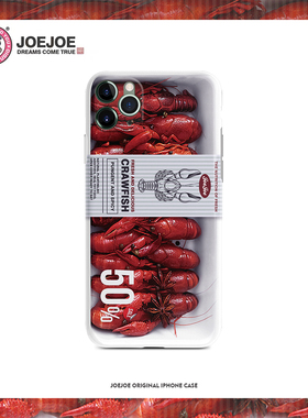JoeJoe原创适用13苹果iphone14 PRO Max小龙虾手机壳12情侣XR华为