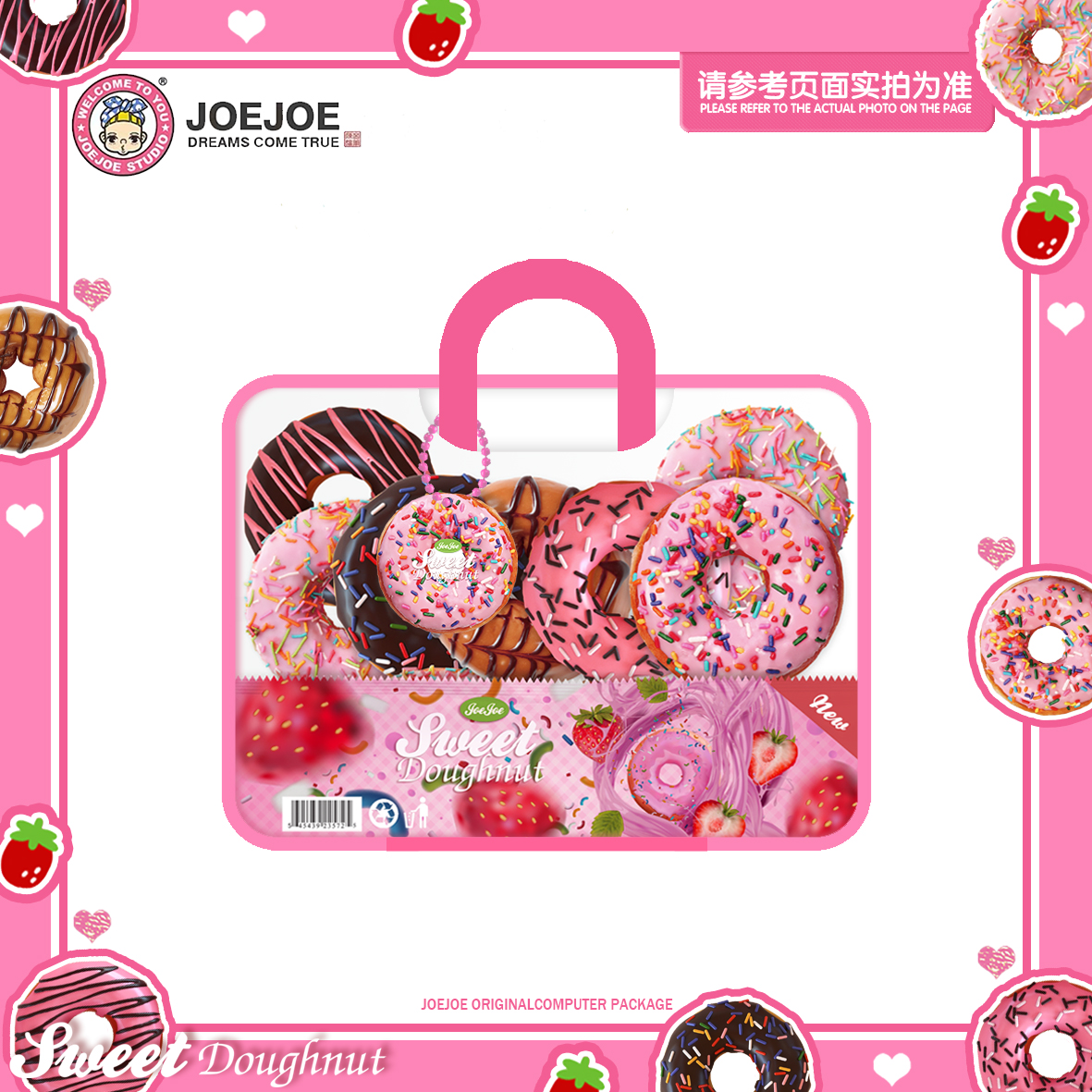 JoeJoe甜甜圈电脑包手提适用macbook 13.3苹果14寸15.6华为华硕女