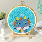 戳戳乐搓搓画女孩子玩具儿童手工diy戳戳绣十二生肖卡通益智女童