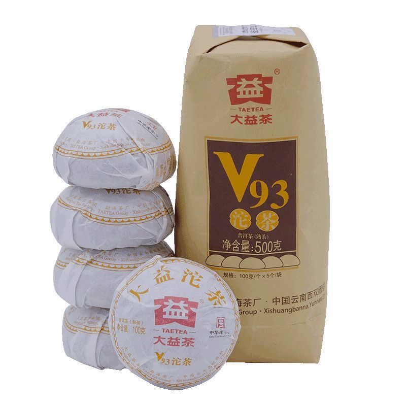 大益v93沱茶普洱熟茶2018年1801批次500g/条云南勐海茶厂