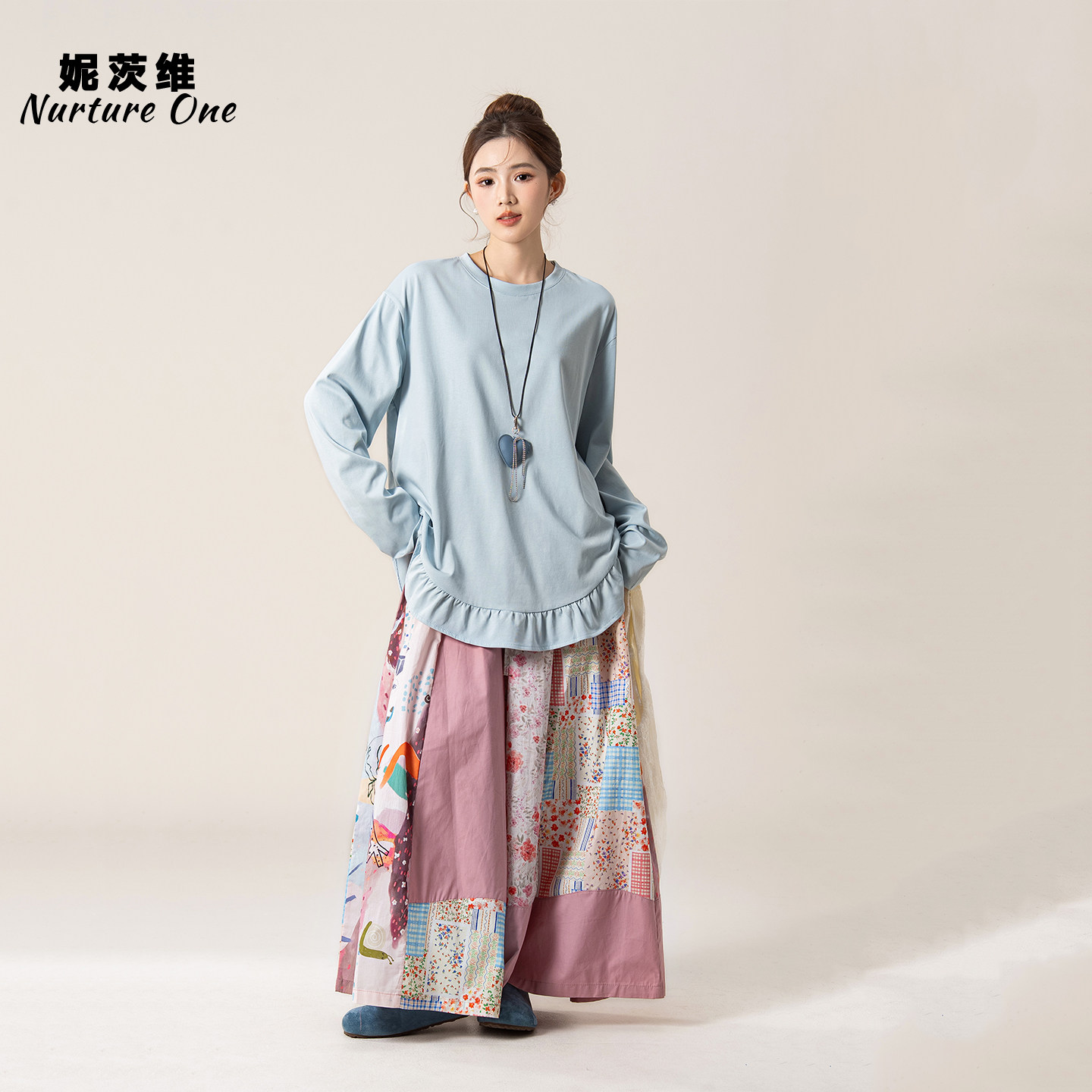 妮茨维【1.31 20:00春季新品】前4小时6折 限50件！冰蓝随型,女装/女士精品,T恤,淘宝优惠券,粉丝福利购,淘宝优惠卷