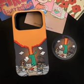 新款 头脑风暴磁吸磨砂适用iPhone17ProMax手机壳16苹果air华为mate70pura80 保护套15支架oppo软胶小米14vivo