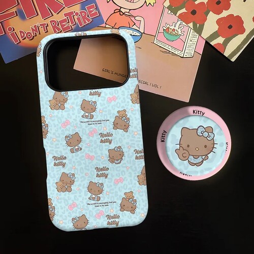 新款蓝黑皮KT磁吸磨砂适用iPhone17ProMax手机壳16苹果华为mate70pura80+保护套红米oppofindx90荣耀小米vivo