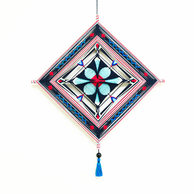 庭院丨绕线曼达拉 曼陀罗 上帝之眼创意装饰 乔迁礼物 ins风 包邮