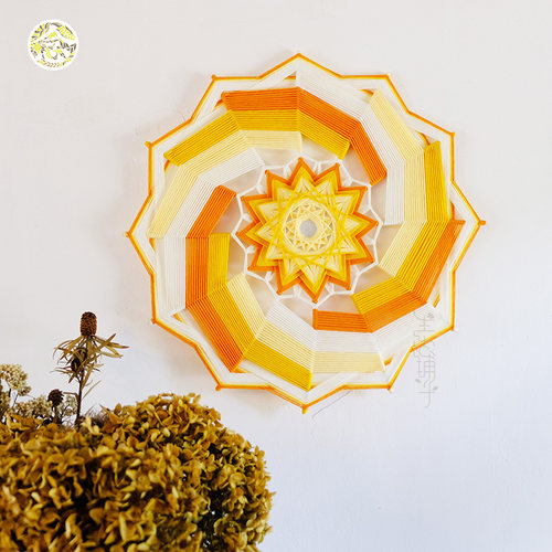 念生活铺子手工编织壁挂成品