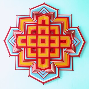 沙发床头背景 自在 曼陀罗 顺丰 包邮 饰壁挂 曼达拉 地中海酒吧装