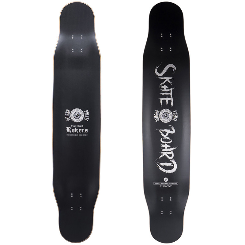 专业滑板长板舞板刷街代步抖音韩国玻纤板四轮跳舞枫木双翘公路跟