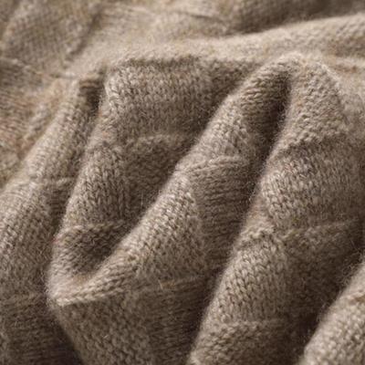 纯手工编织的100山羊绒成品围巾