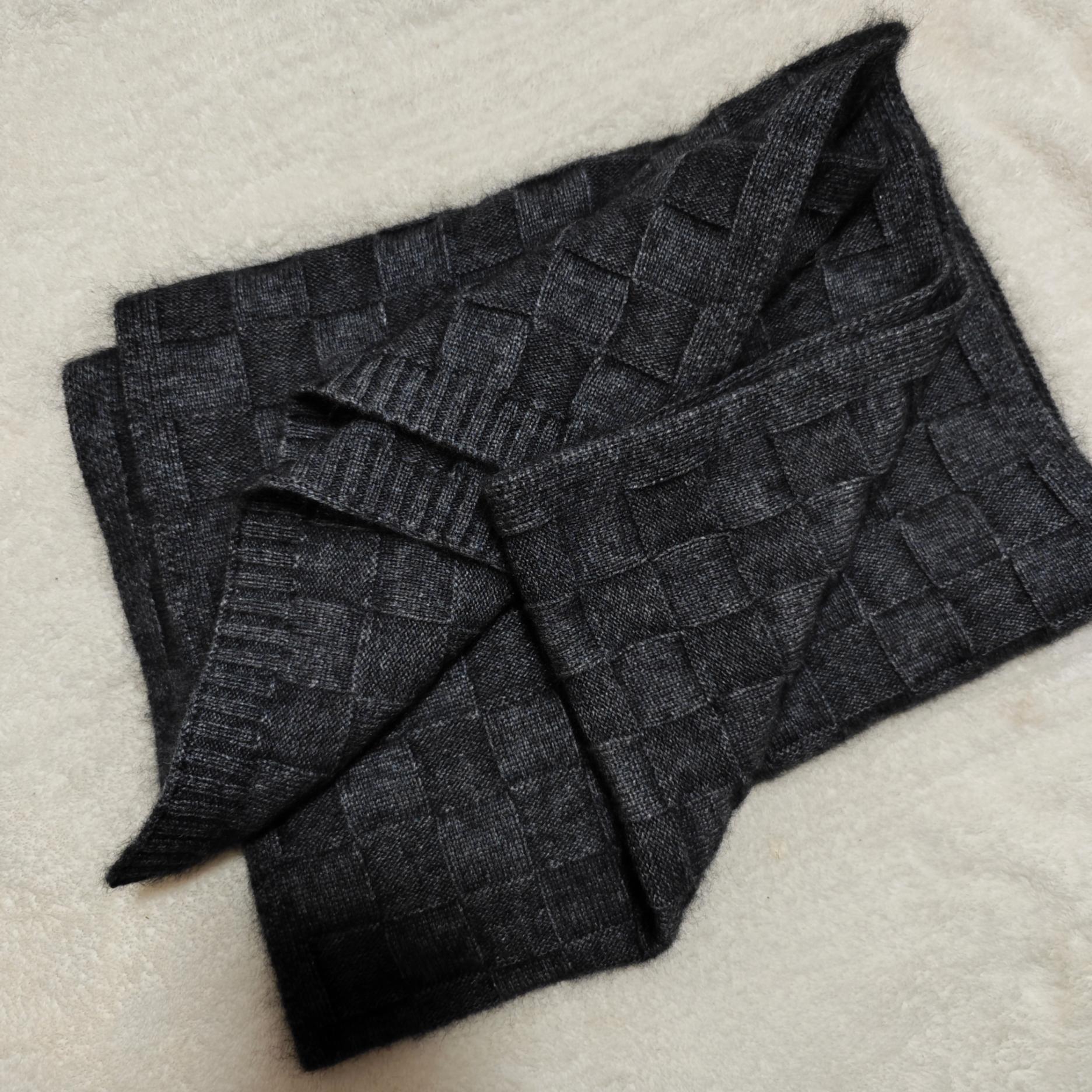 山羊绒成品围巾纯手工柔软加厚