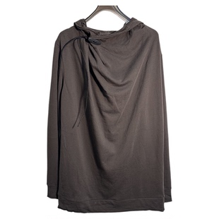 圣迪男式 全棉休闲连帽毛边套头卫衣外套上衣2258