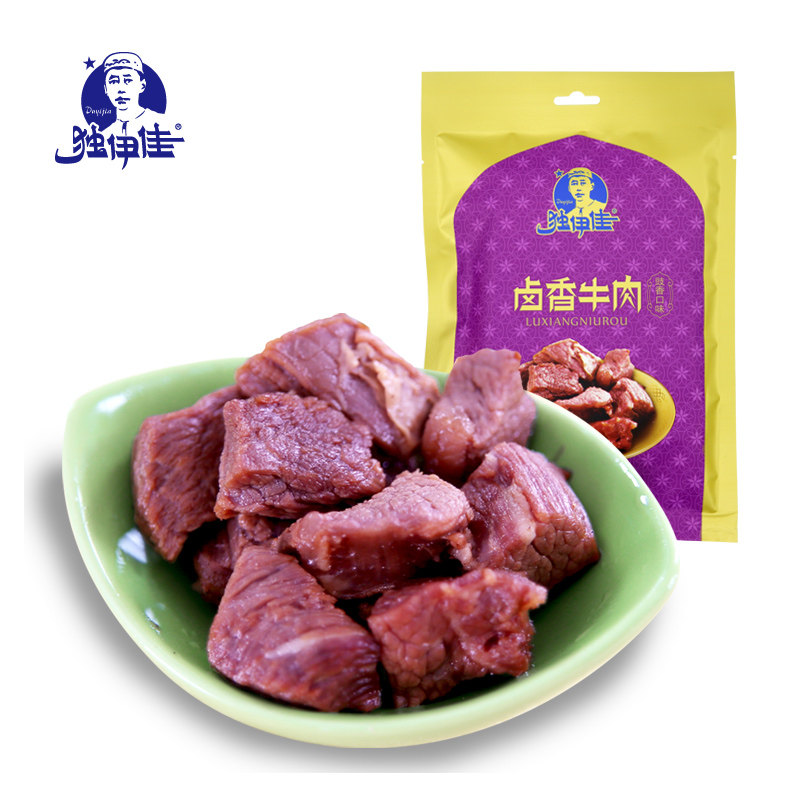 内蒙古赤峰特产独伊佳独立真空包装零食小吃卤香牛肉78g草原美味