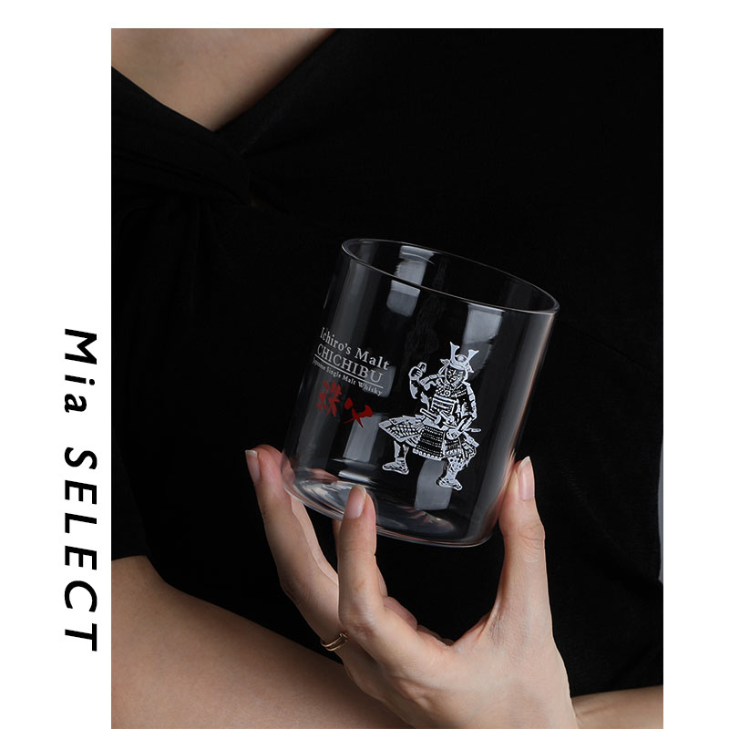 Chichibu秩父限定酒杯/中古超薄玻璃杯极简水晶艺术酒杯威士忌杯