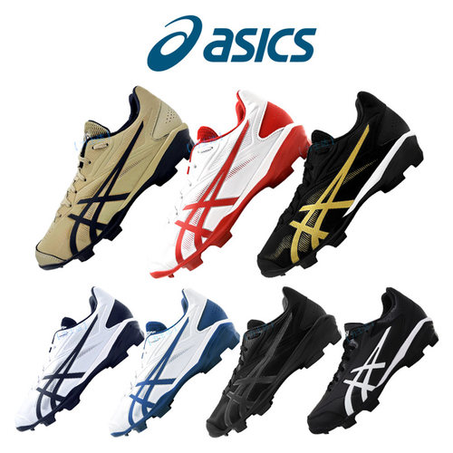 Asics比赛训练棒球鞋硬胶钉长钉