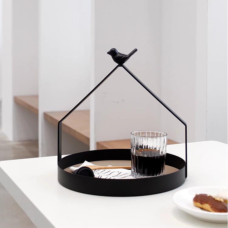 水果铁艺客厅北欧茶几鸟巢收纳盒