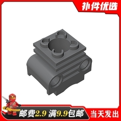 适用乐高2850b国产积木科技零配散件4234251浅灰 气缸盖 发动机