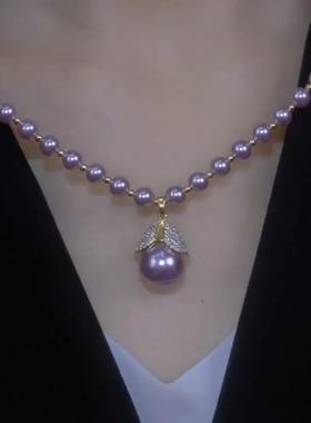 超仙设计感锆石锁骨链