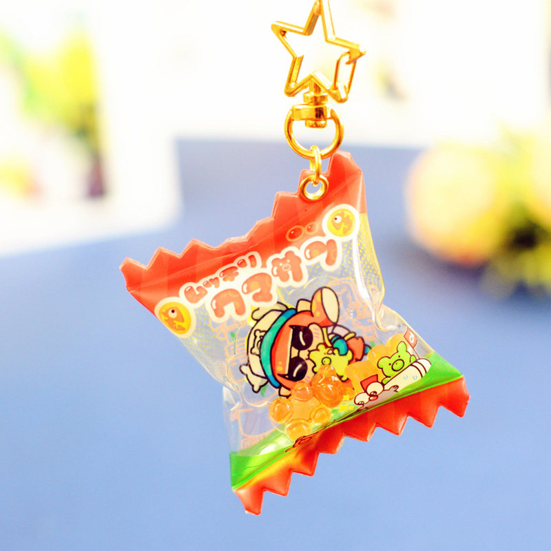 充气糖果挂件定制亚克力动漫人物广告礼品钥匙扣logo印刷定制