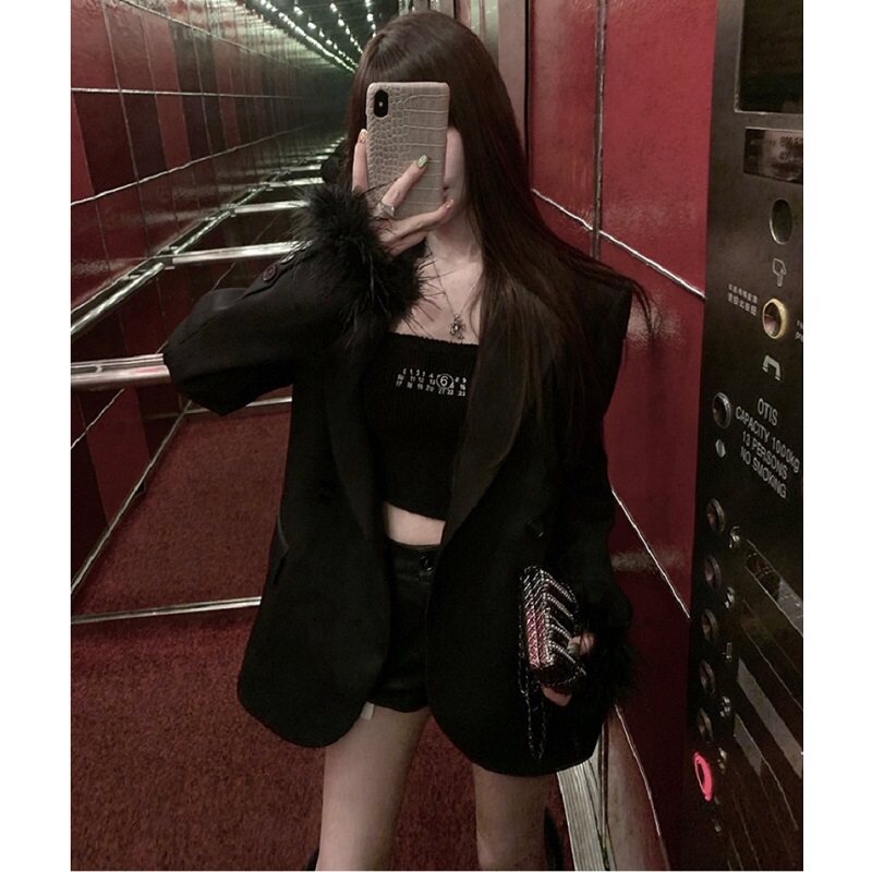 慵懒风轻奢大牌时尚通勤OL外套女