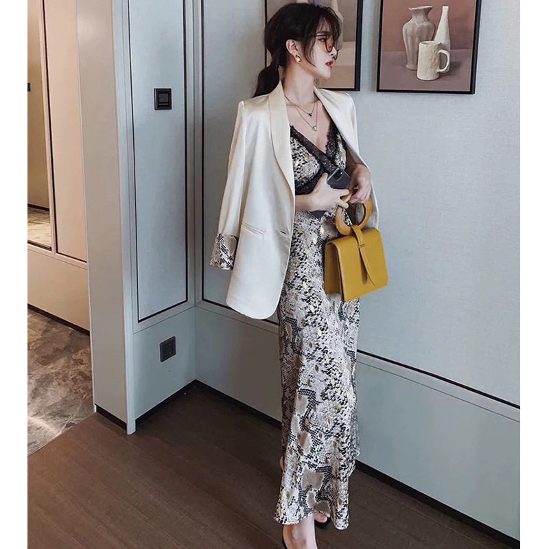 慵懒风轻奢大牌时尚通勤OL两件套