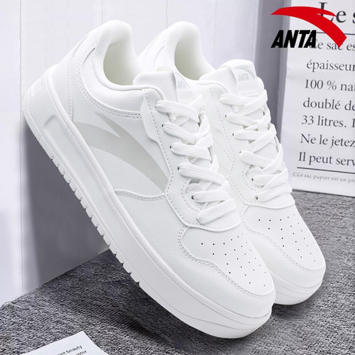 安踏板鞋男低帮休闲百搭