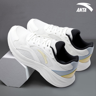 缓震跑步鞋 网面透气学生休闲运动鞋 冬季 官方正品 2025新款 安踏男鞋